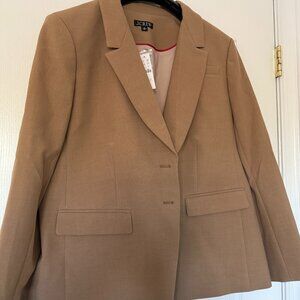 J.Crew Madelyn Blazer – HTHR BURNISHED SADDLE, Size 18 – NWT
